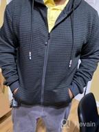 img 1 attached to Stay Comfortable And Stylish With Our Men'S Lightweight Zip Up Hoodie Jackets review by Michael Domus