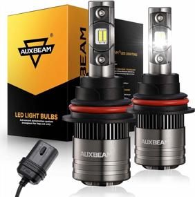 img 4 attached to Auxbeam 9004 LED Headlight Bulbs 70W 8000LM 6500K Pure White Temperature Control 24XCSP Chips F-T1 Series Hi/Lo Conversion Kit