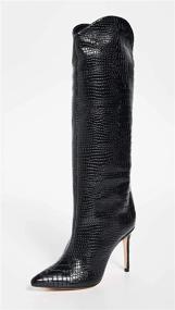 img 3 attached to Leather Dress Boots For Women - SCHUTZ Maryana: Chic Style In Every Step