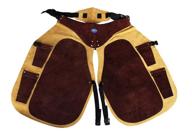 🐴 pro equine adjustable leather farrier apron for western horses - fits all sizes - sku 23116 логотип