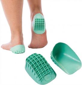 img 4 attached to Relieve Heel Pain With Tuli'S Heavy Duty Cushion Inserts Made In USA - 2 Pairs - Perfect For Sever'S Disease & Plantar Fasciitis: Get Yours Now!