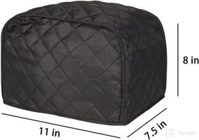 img 3 attached to 🍞 Quilted Toaster Cover: Stylish Protection for Your 2-Slice Toaster