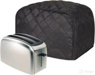 🍞 quilted toaster cover: stylish protection for your 2-slice toaster logo