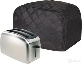 img 4 attached to 🍞 Quilted Toaster Cover: Stylish Protection for Your 2-Slice Toaster