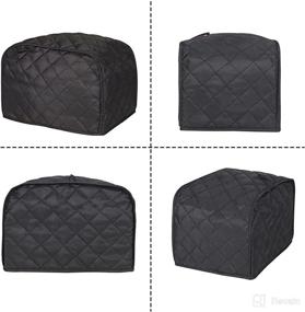 img 2 attached to 🍞 Quilted Toaster Cover: Stylish Protection for Your 2-Slice Toaster