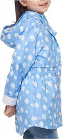 img 3 attached to Stay Dry And Stylish With Rokka&Rolla Girls' Lightweight Hooded Rain Jacket