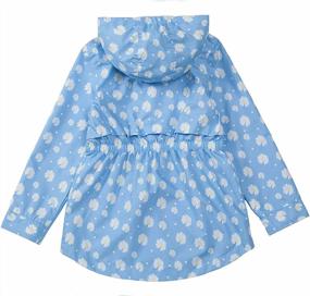 img 1 attached to Stay Dry And Stylish With Rokka&Rolla Girls' Lightweight Hooded Rain Jacket
