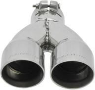 🚗 flowmaster 15307 ss exhaust tip: enhance your vehicle's performance with 2.50"in x 3" dual angle design logo