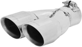 img 2 attached to 🚗 Flowmaster 15307 SS Exhaust Tip: Enhance Your Vehicle's Performance with 2.50"In x 3" Dual Angle Design