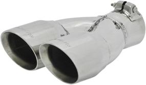 img 1 attached to 🚗 Flowmaster 15307 SS Exhaust Tip: Enhance Your Vehicle's Performance with 2.50"In x 3" Dual Angle Design