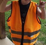 img 1 attached to Ensure Children'S Safety With Salzmann 3M High-Visibility Reflective Vest - Zippered And Made With 3M Material review by Shane Jess