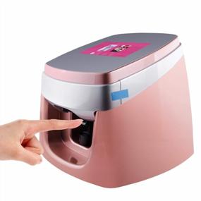 img 4 attached to Professional Digital Nail Art Printer - TUOSHI NP10 3D Intelligent Nail Printer Machine In Pink - Supports WiFi, DIY And USB Connectivity