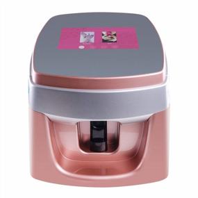 img 3 attached to Professional Digital Nail Art Printer - TUOSHI NP10 3D Intelligent Nail Printer Machine In Pink - Supports WiFi, DIY And USB Connectivity