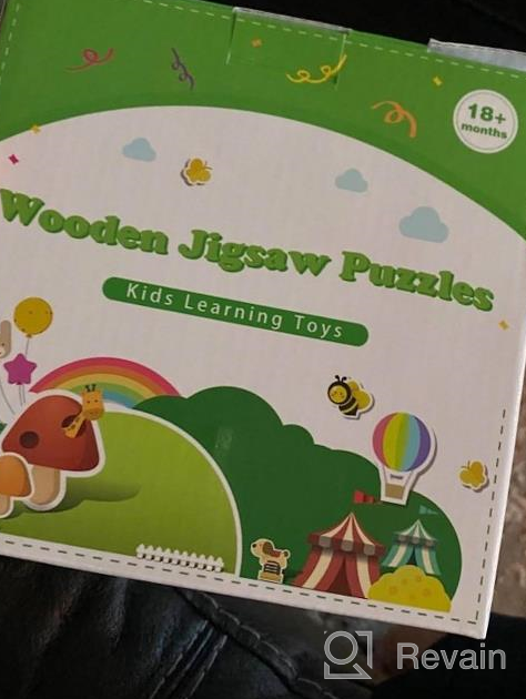 img 1 attached to Dreampark Animal Jigsaw Puzzles For Toddlers Kids 3 Years Old, 6 Pack Educational Toys For Boys And Girls Ages 3-5 review by Joel Wright