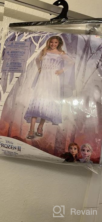 img 1 attached to Disguise Frozen Snow Queen Elsa Deluxe Costume For Kids review by Steve Snyder