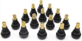 img 2 attached to Set Of 100 TR412 Rubber Snap-In Tire Valve Stems For Tubeless Tires With 0.453 Inch 11.5Mm Rim Holes On Standard Vehicles By ACCRETION