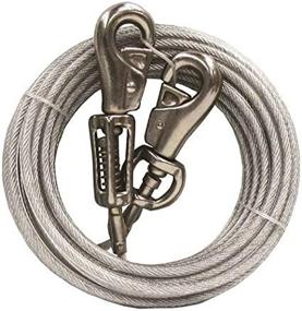 img 4 attached to XL Tie Out Dog Leash by Boss Pet Products - 30ft - PDQ Packaging