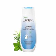 babo botanicals lice repel shampoo with rosemary, rosemary tea tree, 8 fl oz логотип