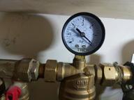 img 1 attached to Mechanical cleaning filter Tim JH-1001 coupling (HP/HP), brass, with drain, with gold pressure gauge DN 15 (1/2") review by Dimitar Manolov ᠌