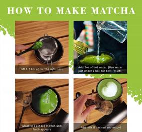 img 1 attached to Complete Matcha Ceremony Set By BambooMN - Soft Light Green Ceramic Matcha Bowl With Whisk Holder - Ideal For Optimal Matcha Brewing Experience