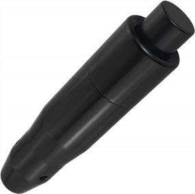 img 4 attached to Upgrade Your Driving Experience With Lunsom'S Automatic Shift Knob: High-Quality Metal Car Shifting With Push Button & Long Stick Gear Head In Black