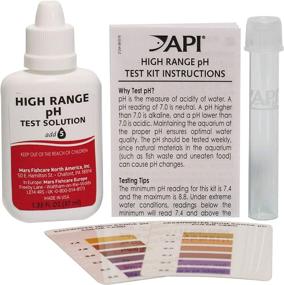 img 2 attached to 🌊 160-Test API High Range pH Test Kit for Freshwater and Saltwater Aquarium Water - Includes 150-Watt Halogen Bulb