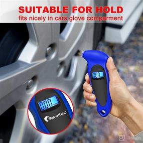 img 3 attached to 🔧 AWELTEC Digital Tire Pressure Gauge 150 PSI: Accurate, Versatile, and Easy-to-Use for Cars, Trucks, Motorcycles, and Bicycles