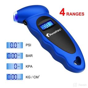 img 1 attached to 🔧 AWELTEC Digital Tire Pressure Gauge 150 PSI: Accurate, Versatile, and Easy-to-Use for Cars, Trucks, Motorcycles, and Bicycles