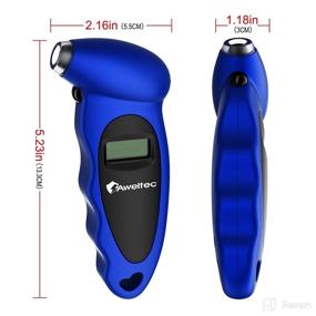 img 2 attached to 🔧 AWELTEC Digital Tire Pressure Gauge 150 PSI: Accurate, Versatile, and Easy-to-Use for Cars, Trucks, Motorcycles, and Bicycles