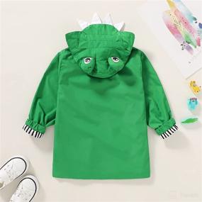 img 2 attached to YOUNGER TREE Toddler Raincoat Cartoon Apparel & Accessories Baby Boys best: Clothing