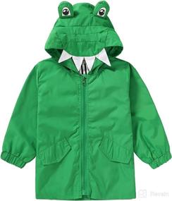 img 4 attached to YOUNGER TREE Toddler Raincoat Cartoon Apparel & Accessories Baby Boys best: Clothing