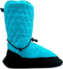 img 4 attached to Ballet Warm Up Boot Dance Shoes Cover Pair For Adult & Big Kids Dancers - Compatible With Ballet, Pointe And Jazz Shoes.