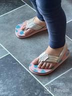 img 1 attached to Stylish And Secure Flip Flop Sandals With Back Strap For Kids Of All Ages review by Amanda Elmore