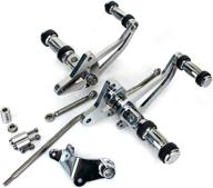 tarazon polished forward controls foot pegs - upgrade your honda vt750dc shadow spirit 750 (02-07) логотип