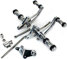 img 4 attached to TARAZON Polished Forward Controls Foot Pegs - Upgrade Your Honda VT750DC Shadow Spirit 750 (02-07)