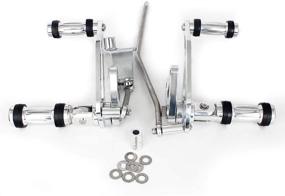 img 3 attached to TARAZON Polished Forward Controls Foot Pegs - Upgrade Your Honda VT750DC Shadow Spirit 750 (02-07)