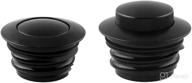 🔒 black pop-up gas cap for motorcycle fuel tank - genuine clockwise oil tank cap (pack of 1) - fits 1982-2018 vented fuel tanks логотип