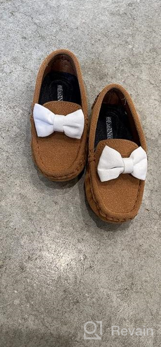 img 1 attached to EmaNeo Loafers Moccasins Toddler Numeric_1 review by Matt Watkins