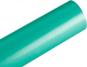 img 2 attached to Revamp Your Ride: HOHOFILM Matte Metallic Turquoise Vinyl Wrap Film For Easy And Effective Car Makeover