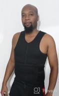 картинка 1 прикреплена к отзыву TAILONG Men'S Hot Sweat Vest Neoprene Sauna Suit Waist Trainer Zipper Body Shaper With Adjustable Workout Tank Top - Get Fit Now! от Madison Dickinson