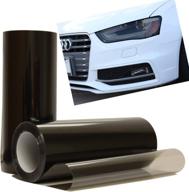 🚗 enhance your vehicle's aesthetic with optix black light smoke headlight taillight tint vinyl film cover sheet - 12" x 24" inch логотип