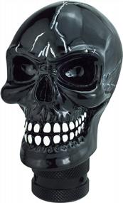 img 4 attached to Resin Skull Gear Shifter Knob - Fit For Automatic Or Manual Vehicle Transmission - Car Gear Shift Handle For Smooth Shifting (Black J)