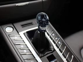 img 2 attached to Resin Skull Gear Shifter Knob - Fit For Automatic Or Manual Vehicle Transmission - Car Gear Shift Handle For Smooth Shifting (Black J)