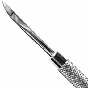 img 2 attached to Karlash Cuticle Pusher Stainless Steel And Nail Cleaner Nail Art Remover Tool #12