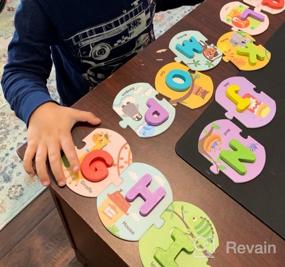 img 5 attached to Вовлеките своего ребенка в процесс обучения с эксклюзивной многоцветной головоломкой Amazon ABC Alphabet для детей