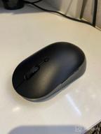 img 3 attached to Wireless compact mouse Xiaomi Mi Dual Mode Wireless Mouse Silent Edition, white review by Yani Bambang ᠌