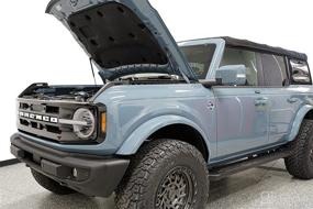 img 4 attached to 🔧 Redline Tuning MaxLIFT PLUS Hood System for 2021+ Ford Bronco (All Black Components - Bolt in System)