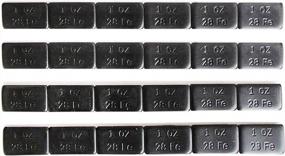 img 4 attached to 24 Oz Pack Of ACCRETION 1 Oz Black Adhesive Backed Wheel Weights