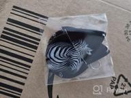 img 1 attached to 🐎 WEVENI Acrylic Zebra and Horse Teardrop Earrings - Dangle Drop Charm Jewelry for Women and Girls - Nice Gift review by Alex Britton