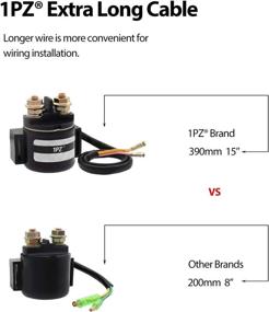 img 1 attached to High-Quality Starter Solenoid Relay Replacement for Honda TRX250 🔌 TRX 250TE 250TM Fourtrax Recon ATV 1997-2020 - 1PZ H35-S01